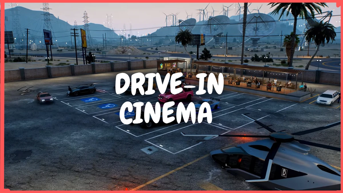 Drive-in Cinema MLO FiveM | Sandy Shores Movie Theater | Open Source